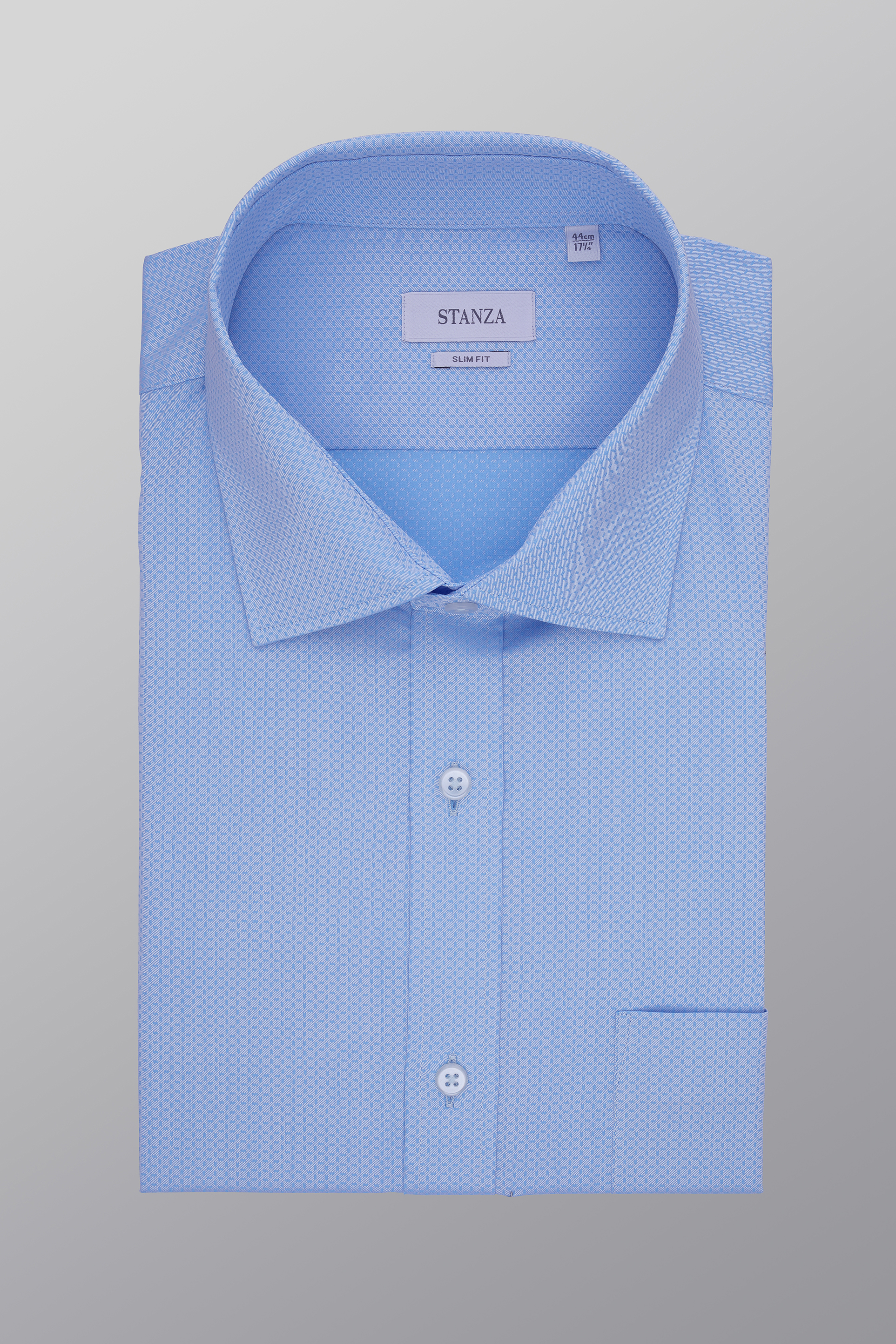 blue half sleeve shirt